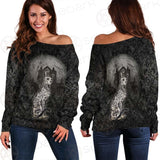 Gothic Cat SED-0504 Off Shoulder Sweaters