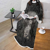 Gothic Cat SED-0504 Sleeved Blanket