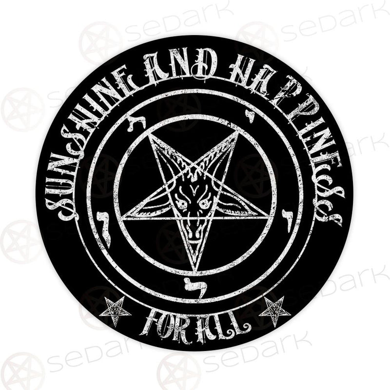 Satan Sunshine And Happiness For All SED-0505 Round Carpet