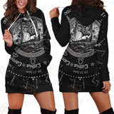 Viking Symbols SED-0507 Hoodie Dress