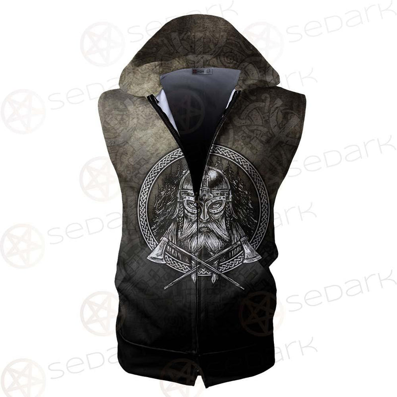 Viking Warrior SED-0508 Zip Sleeveless Hoodie