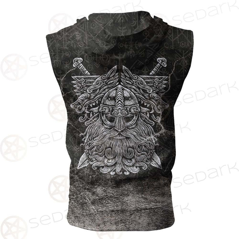 Viking Art SED-0509 Zip Sleeveless Hoodie