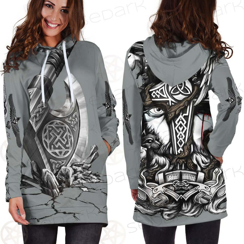 Viking Odin SED-0511 Hoodie Dress