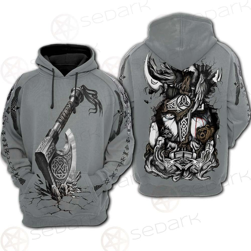 Viking Odin SED-0511 Hoodie & Zip Hoodie Raglan