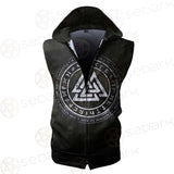 Viking Art SED-0512 Zip Sleeveless Hoodie