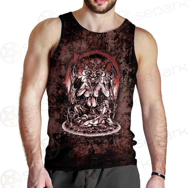Satan Angry SED-0513 Men Tank-tops
