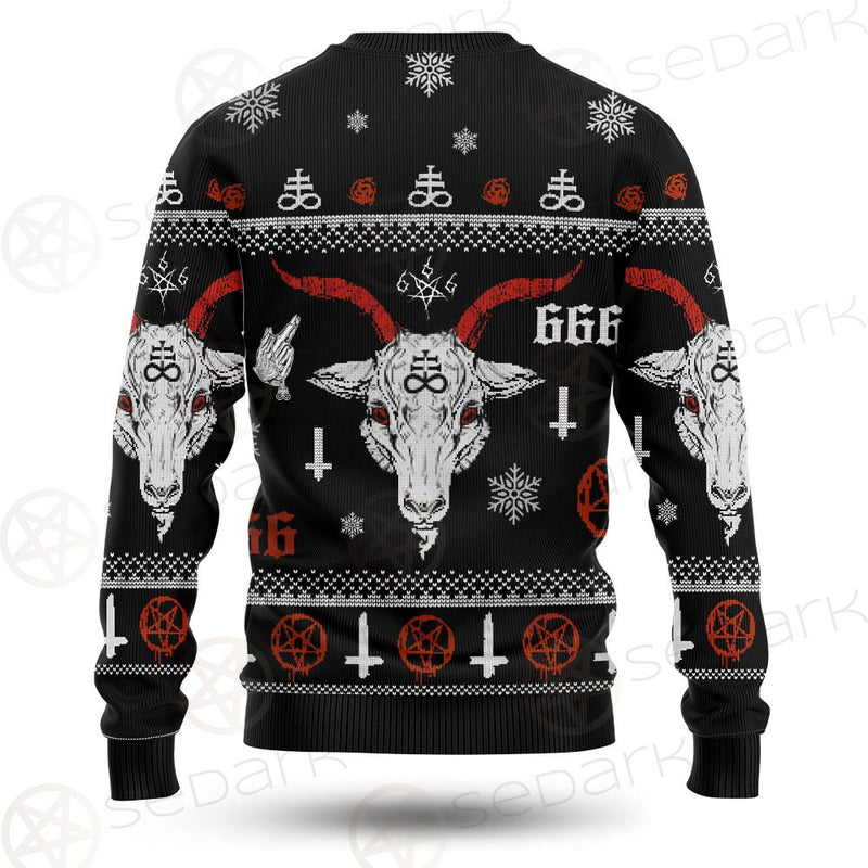 Satan Head 666 SED-0516 Woolen Sweater