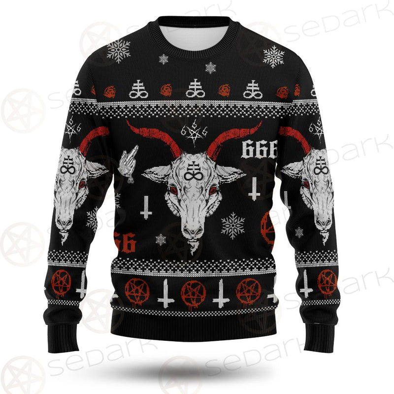 Satan Head 666 SED-0516 Woolen Sweater