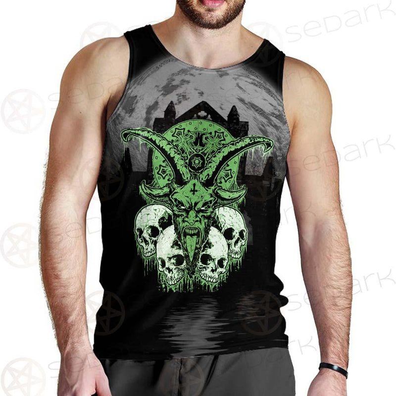 Satan Skull SED-0521 Men Tank-tops
