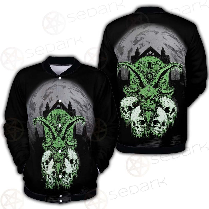 Satan Skull SED-0521 Button Jacket