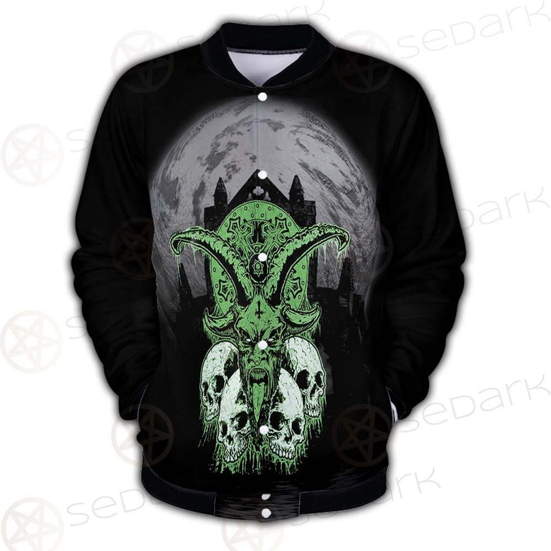 Satan Skull SED-0521 Button Jacket
