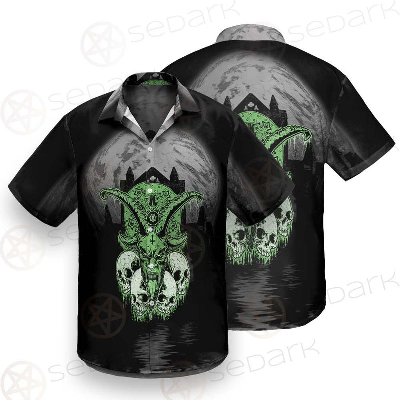 Satan Skull SED-0521 Shirt Allover