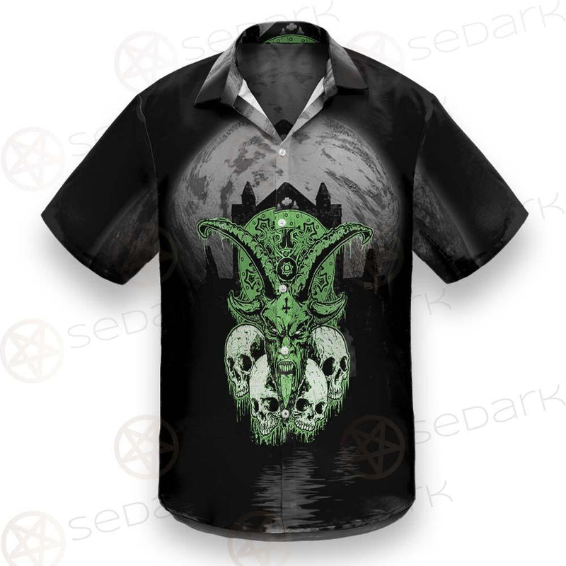 Satan Skull SED-0521 Shirt Allover
