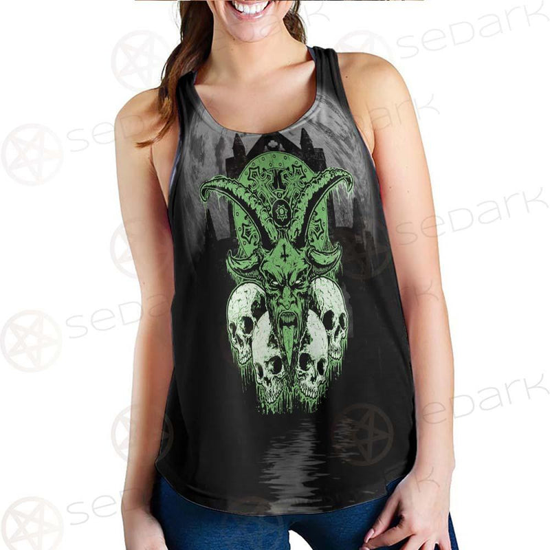 Satan Skull SED-0521 Women Tank Top