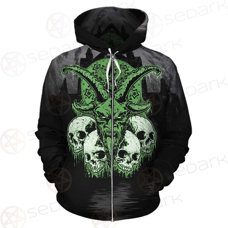 Satan Skull SED-0521 Hoodie & Zip Hoodie