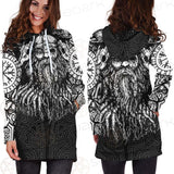 Viking Symbols Pattern SED-0523 Hoodie Dress