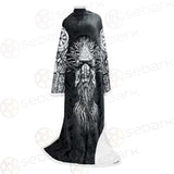 Viking Symbols Pattern SED-0523 Sleeved Blanket