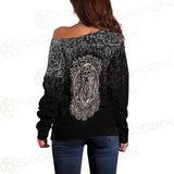 Viking God Odin SED-0524 Off Shoulder Sweaters