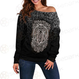 Viking God Odin SED-0524 Off Shoulder Sweaters