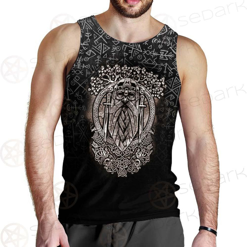 Viking God Odin SED-0524 Men Tank-tops