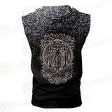 Viking God Odin SED-0524 Zip Sleeveless Hoodie