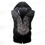 Viking God Odin SED-0524 Zip Sleeveless Hoodie