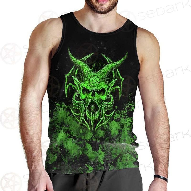 Satan Skull SED-0525 Men Tank-tops
