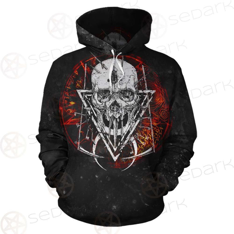 Satan Skull Symbols SED-0526 Hoodie & Zip Hoodie