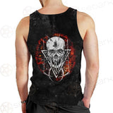 Satan Skull Symbols SED-0526 Men Tank-tops