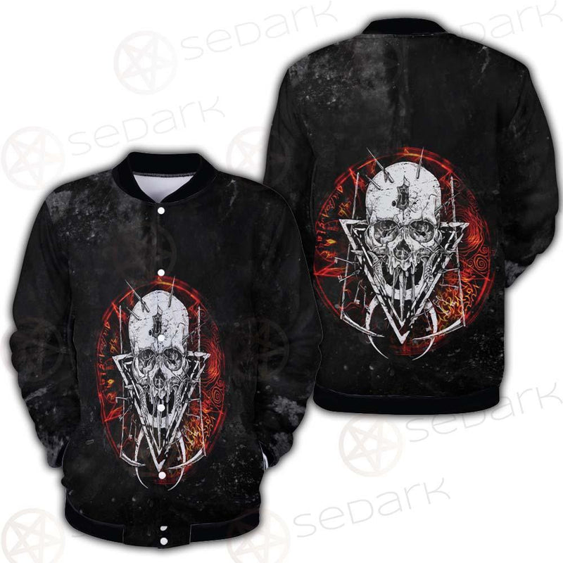 Satan Skull Symbols SED-0526 Button Jacket