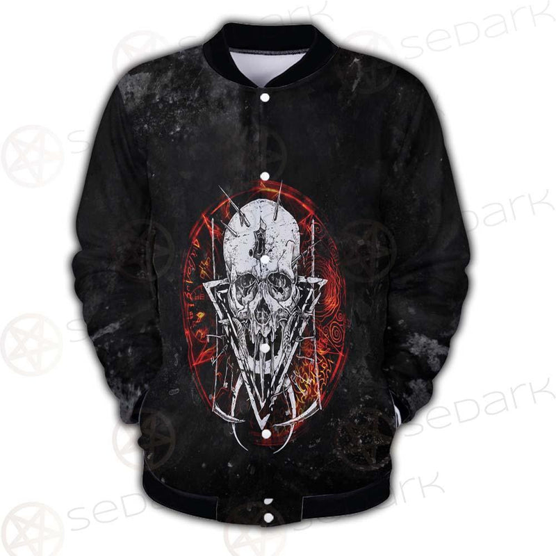 Satan Skull Symbols SED-0526 Button Jacket