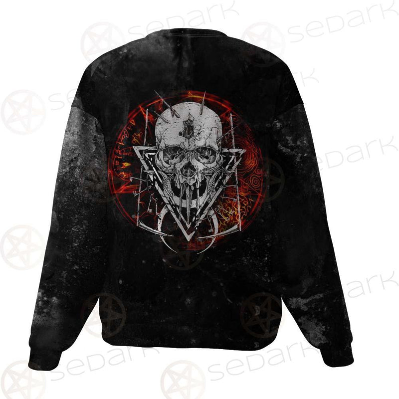 Satan Skull Symbols SED-0526 Unisex Sweatshirt