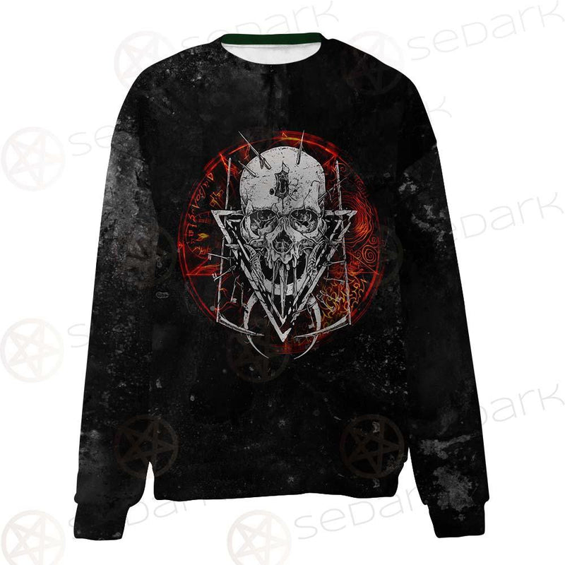 Satan Skull Symbols SED-0526 Unisex Sweatshirt
