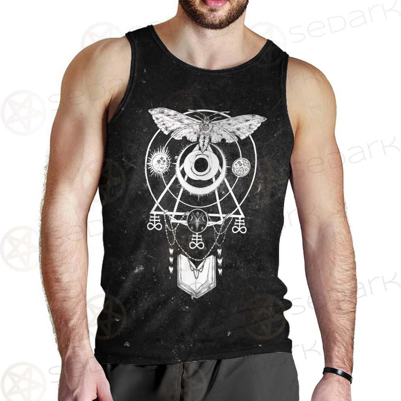 Occult Satan Symbols SED-0527 Men Tank-tops