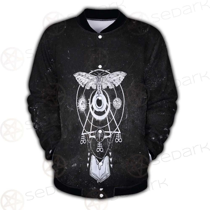 Occult Satan Symbols SED-0527 Button Jacket