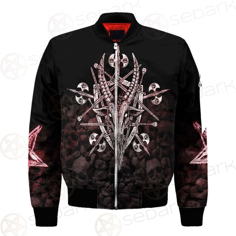Satan Skull Cross Inverted SED-0528 Jacket