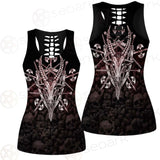 Satan Skull Cross Inverted SED-0528 Women Tank Top