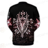 Satan Skull Cross Inverted SED-0528 Button Jacket