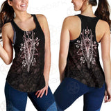 Satan Skull Cross Inverted SED-0528 Women Tank Top