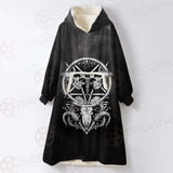 Occult Satan SED-0529 Oversized Sherpa Blanket Hoodie
