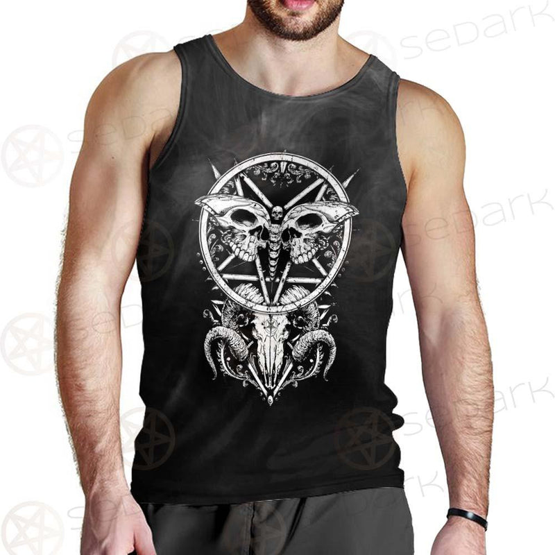 Occult Satan SED-0529 Men Tank-tops