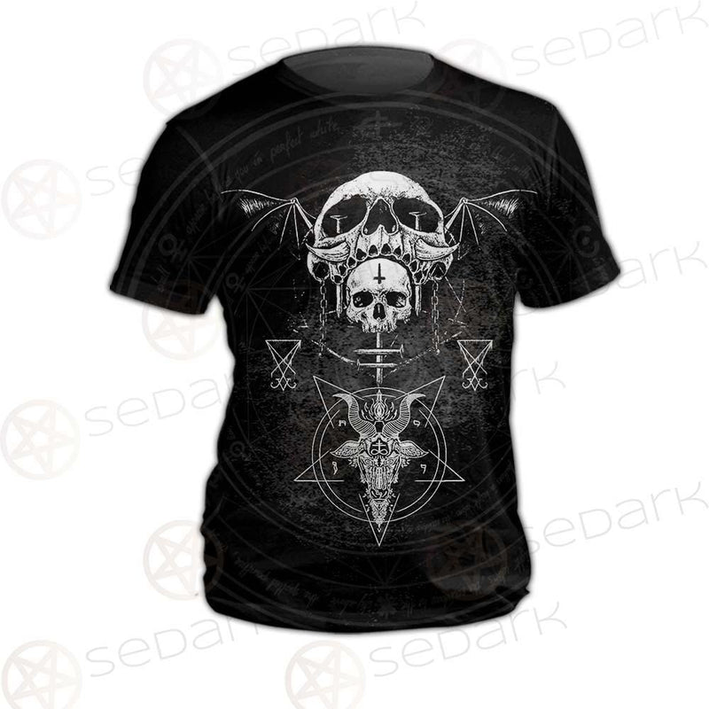 Skull Lucifer Symbol SED-0530 Unisex T-shirt