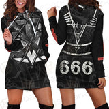 Sigil Of Baphomet 666 SED-0531 Hoodie Dress