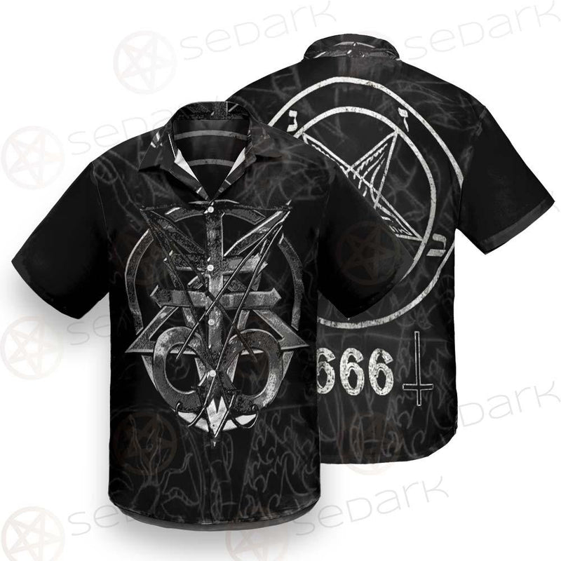 Sigil Of Baphomet 666 SED-0531 Shirt Allover