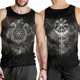 Viking Runes Dragon SED-0532 Men Tank-tops