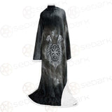 Viking Runes Dragon SED-0532 Sleeved Blanket