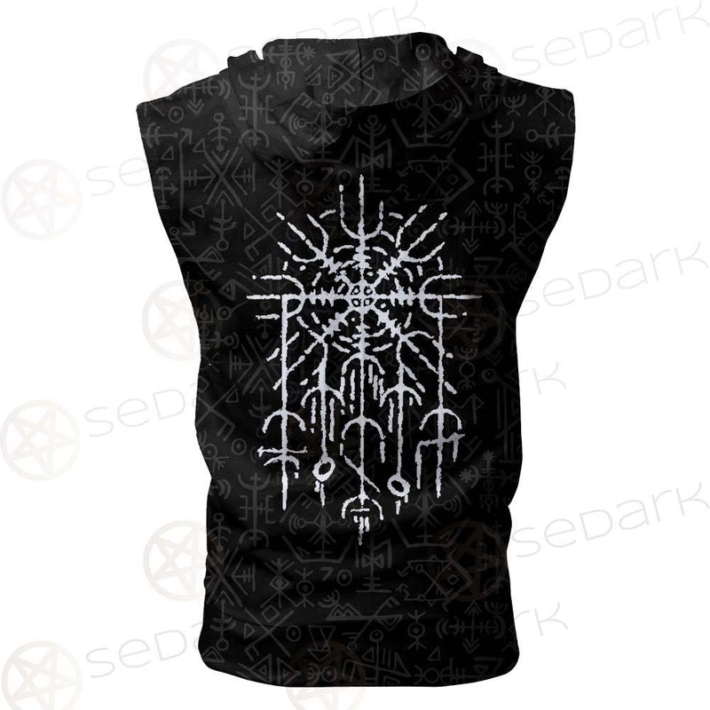 Viking Valhalla SED-0534 Zip Sleeveless Hoodie