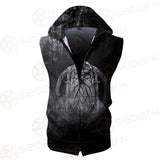 Norse Mythology SED-0535 Zip Sleeveless Hoodie