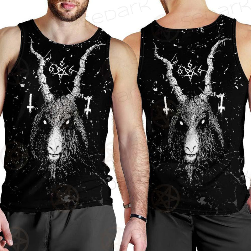 Satanic Cross Inverted 666 SED-0536 Men Tank-tops