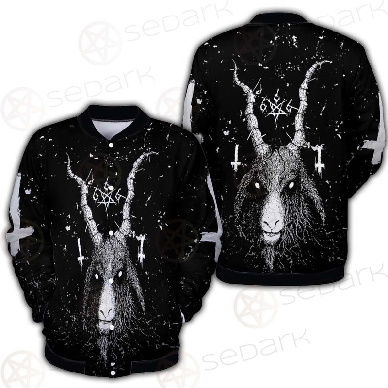 Satanic Cross Inverted 666 SED-0536 Button Jacket